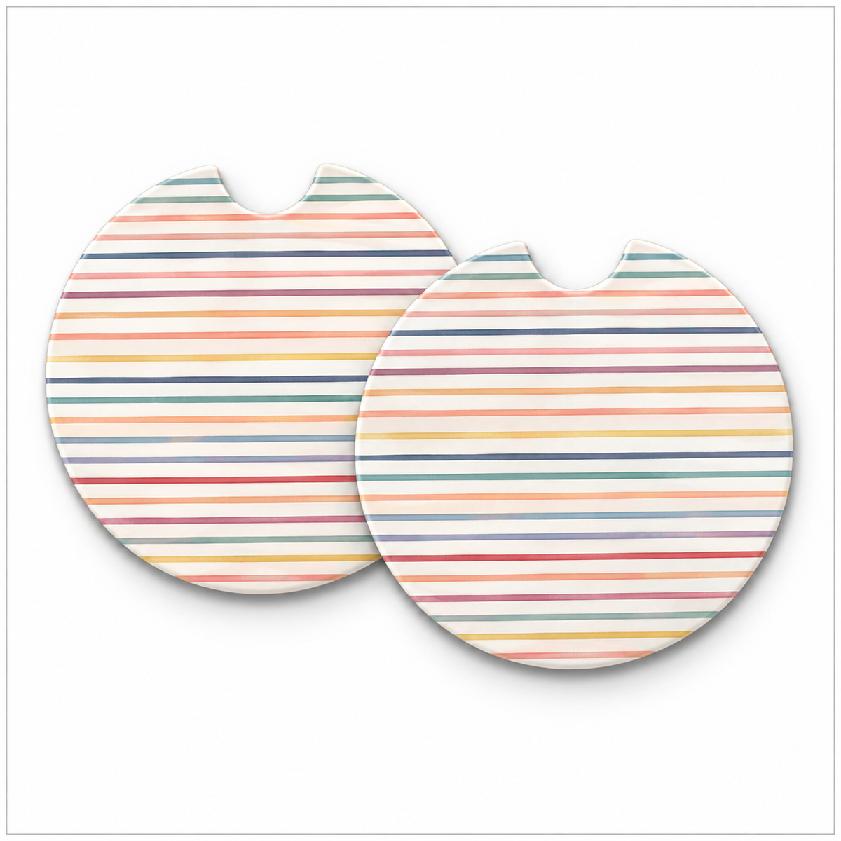 Jolitee Teacher Car Coasters, Absorbent Neoprene Cup Holder