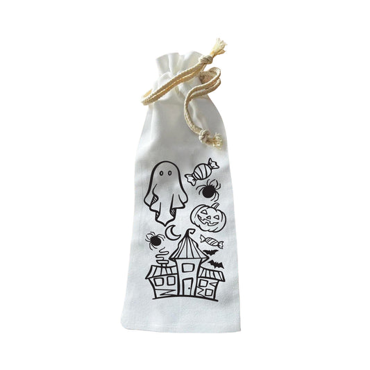 Bottle Bags - Doodle Halloween