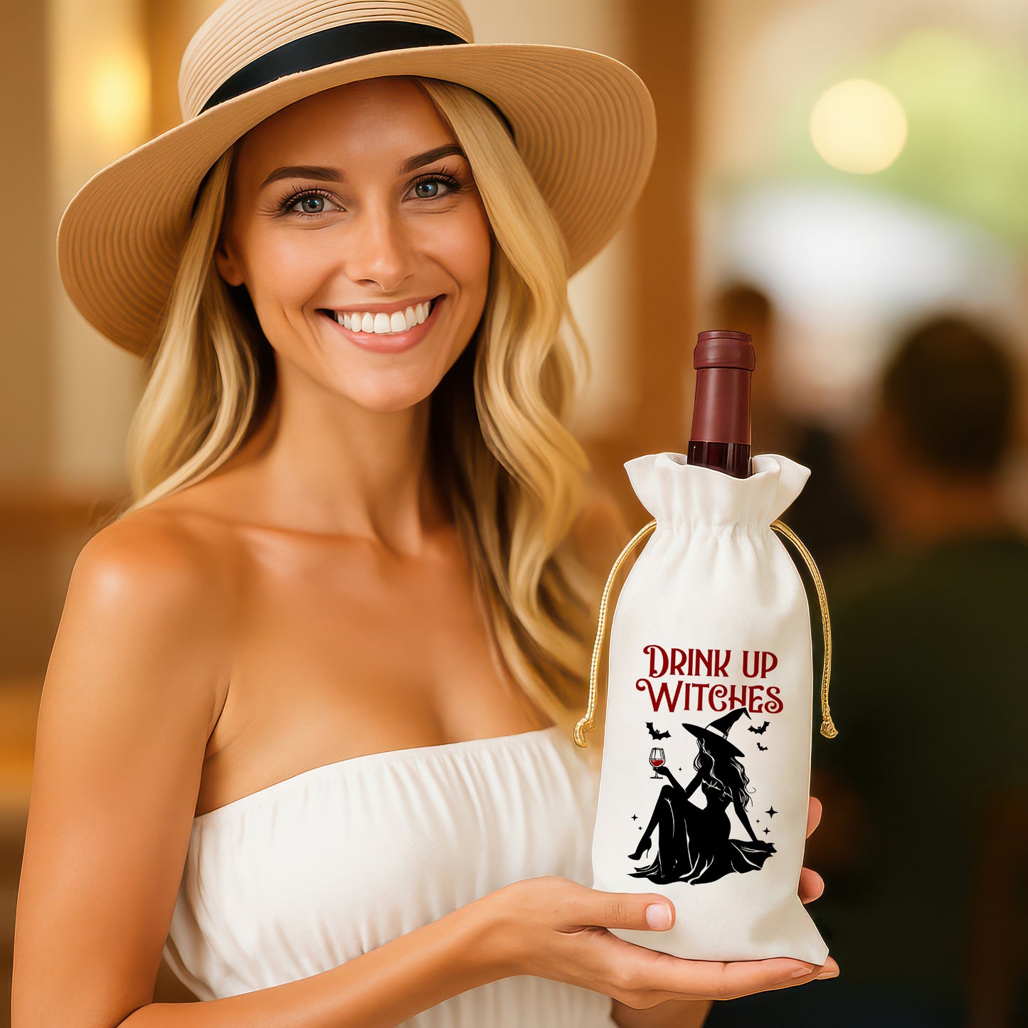 Bottle Bags - Drink Up Witches