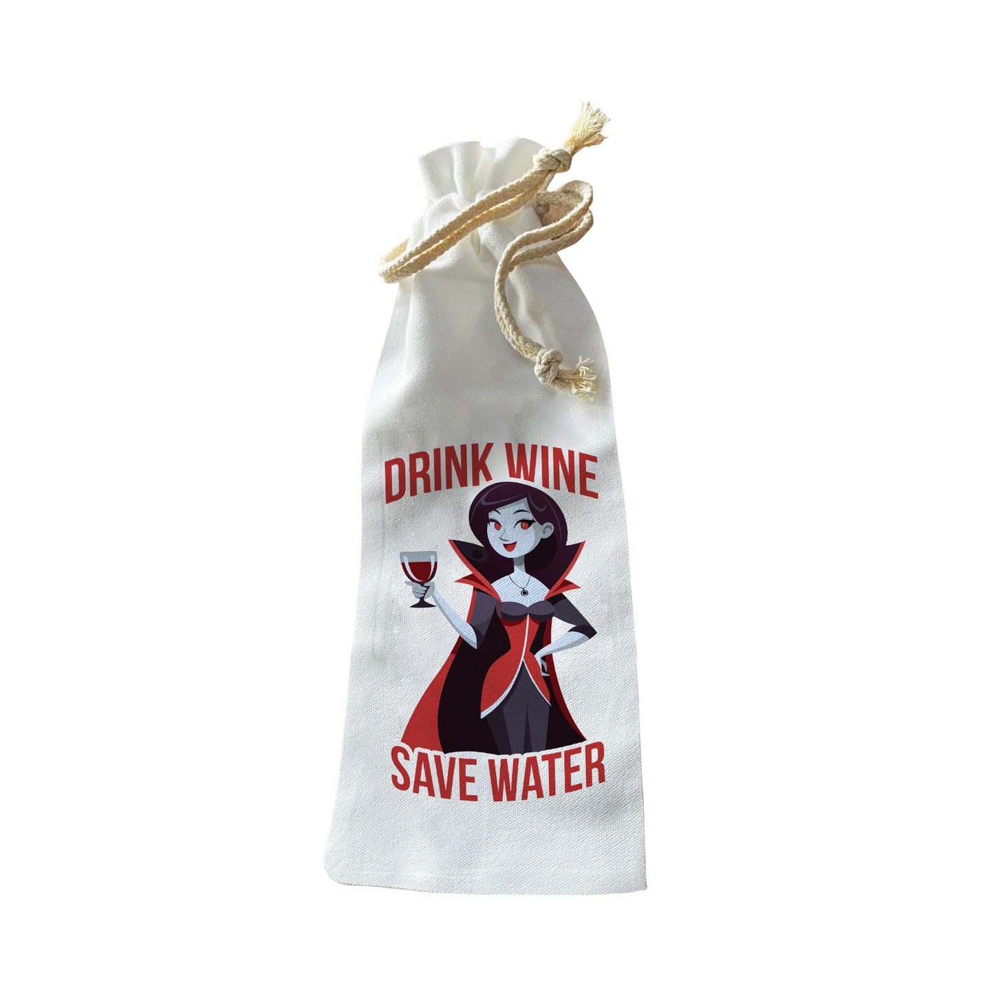 Bottle Bags - Drink Wine Save Water