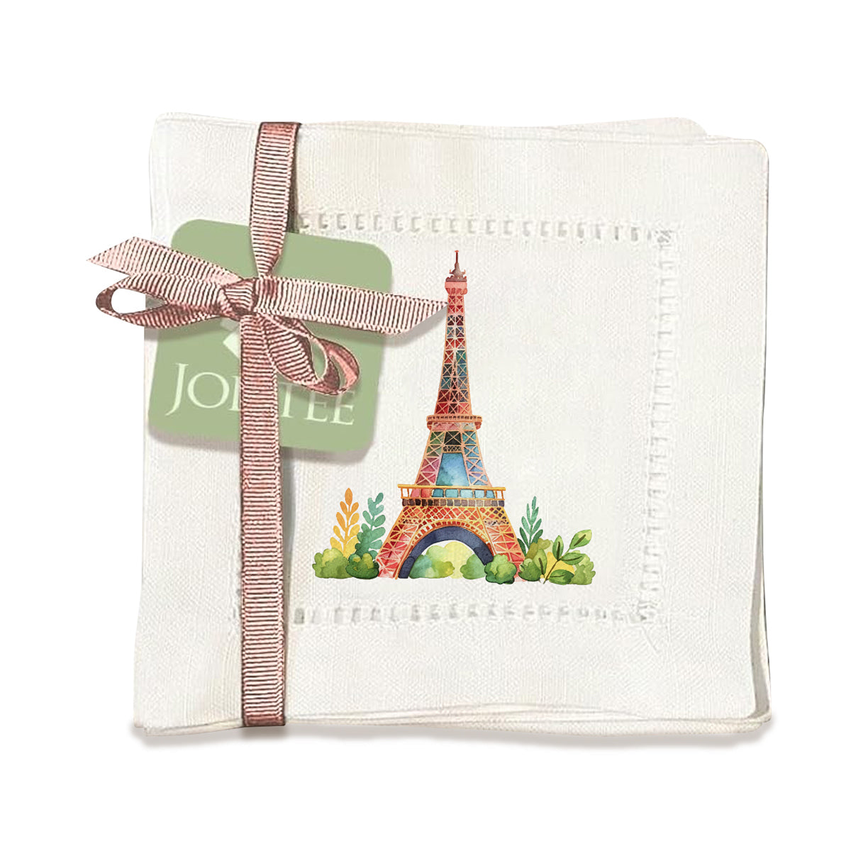 Eiffel Tower Hemstitch Napkins