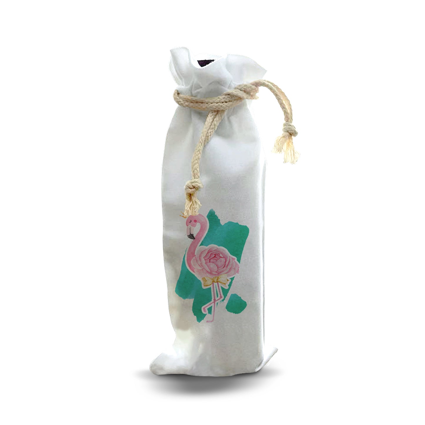 Bottle Bags - Flamingo Art