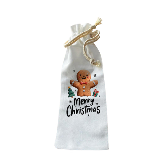 Bottle Bags - Gingerbread Christmas
