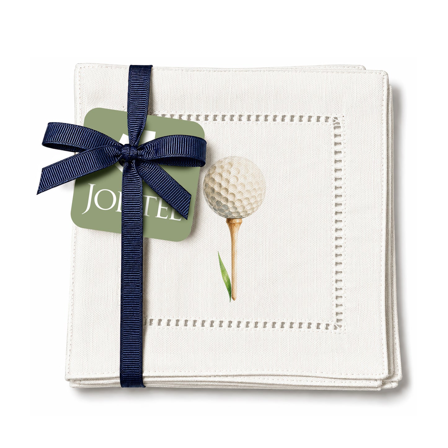 Golf Tee Hemstitch Napkins