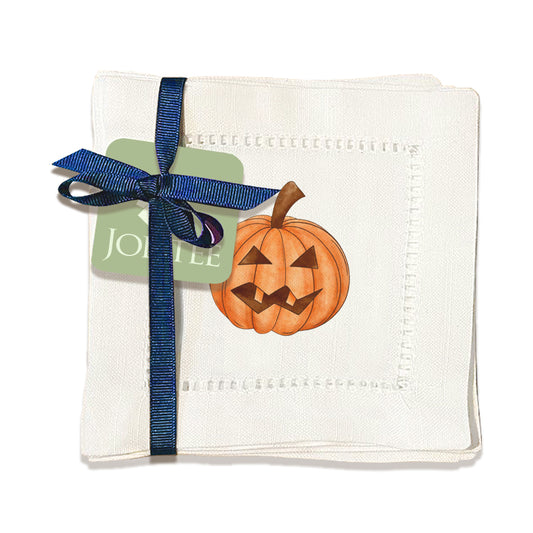 Halloween Hemstitch Napkins