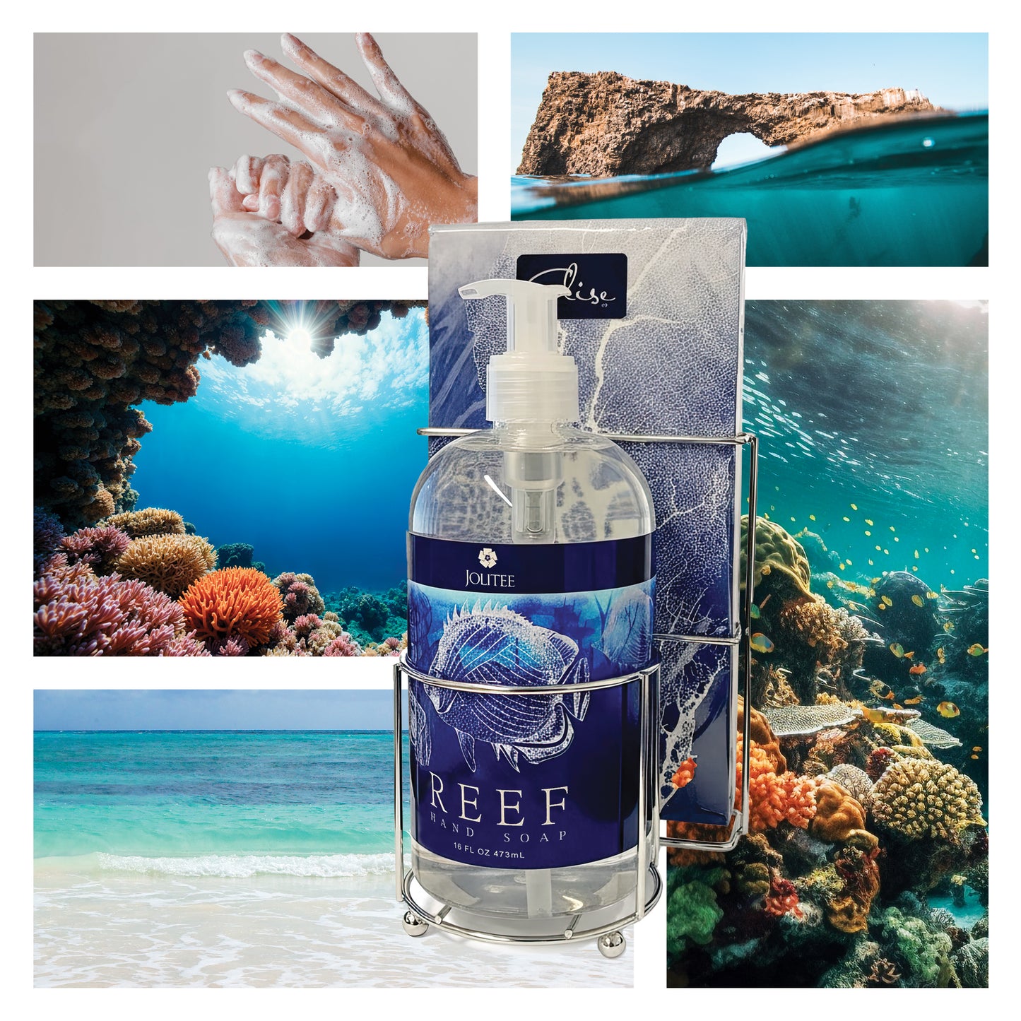 Reef Luxury Shea and Cocoa Butter with Sea Kelp Extract (Soap with Guest in Caddy)