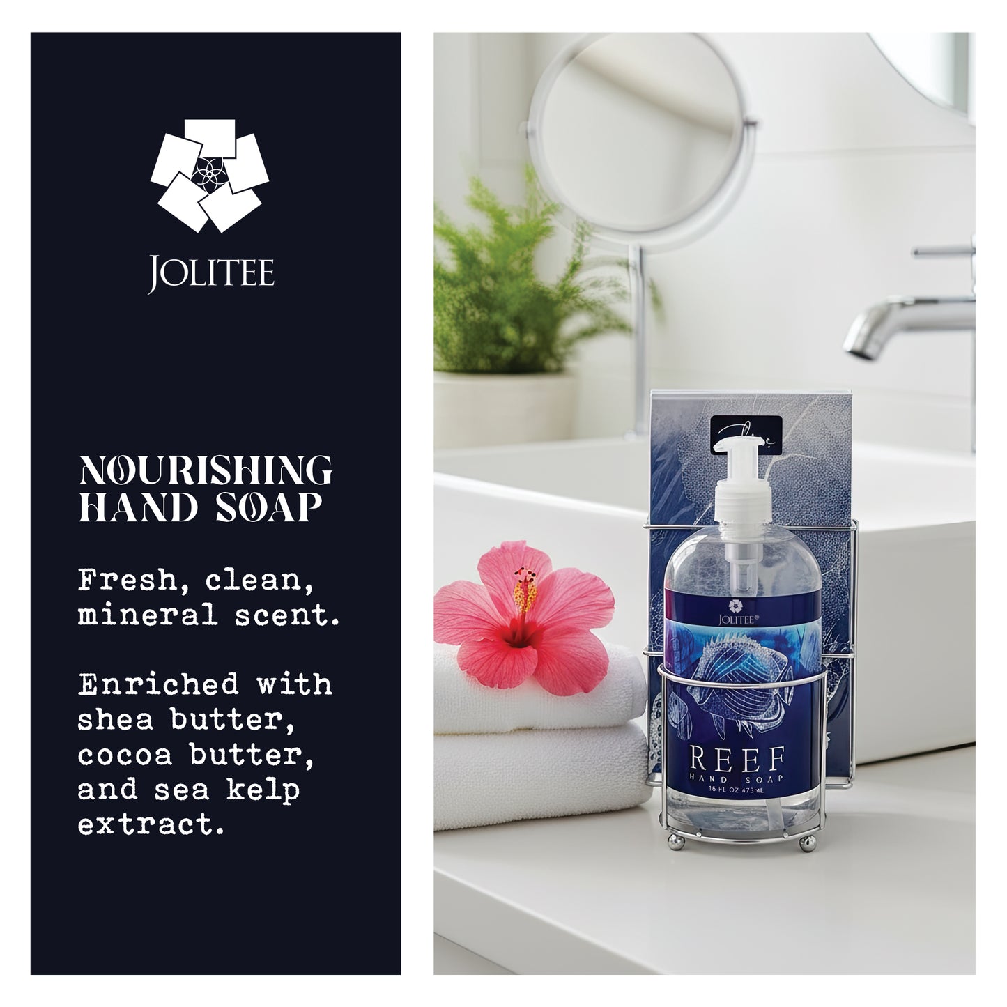 Reef Luxury Shea and Cocoa Butter with Sea Kelp Extract (Soap with Guest in Caddy)