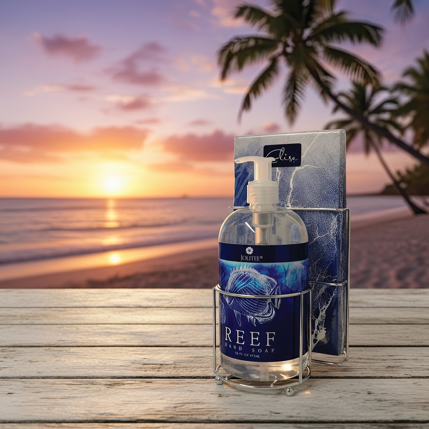 Reef Luxury Shea and Cocoa Butter with Sea Kelp Extract (Soap with Guest in Caddy)