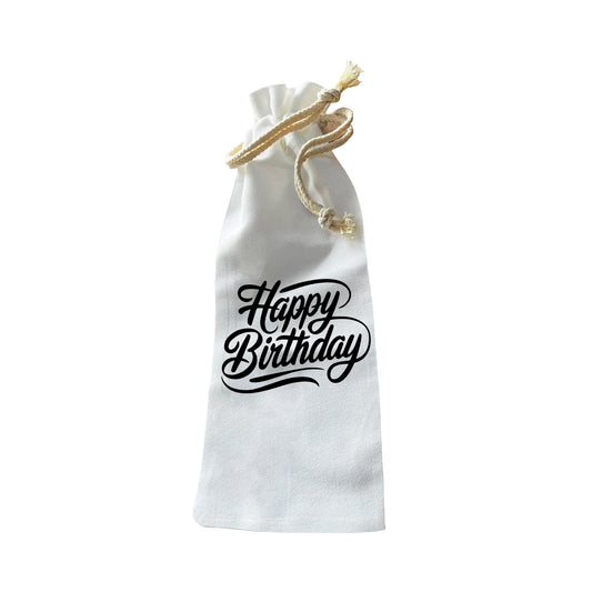 Bottle Bags - Happy Birthday