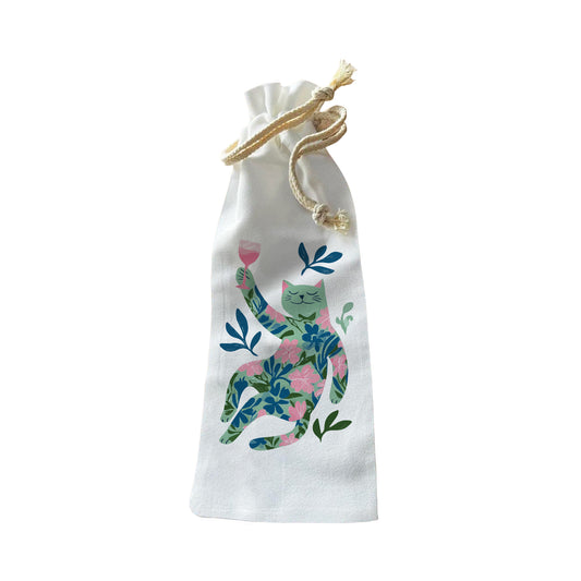 Bottle Bags - Happy Cat