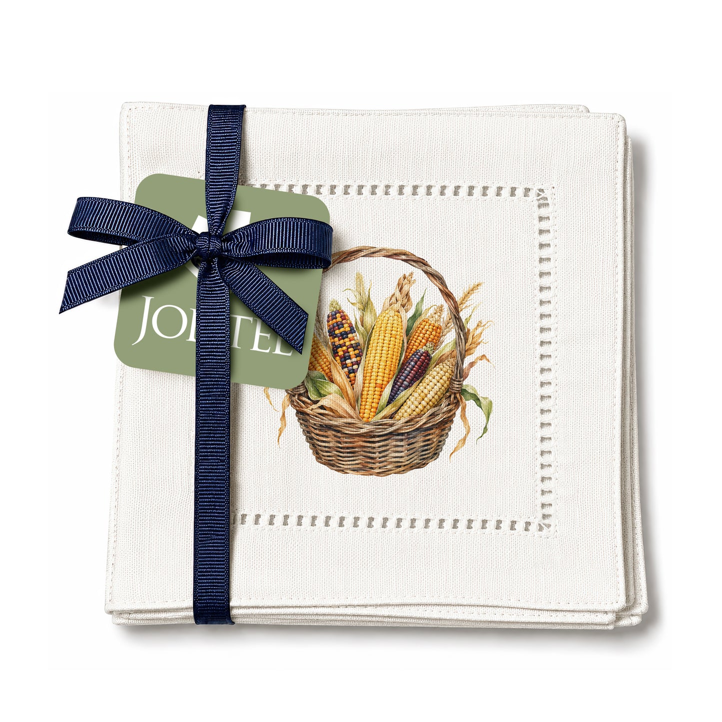 Harvest Table Corn Hemstitch Napkins