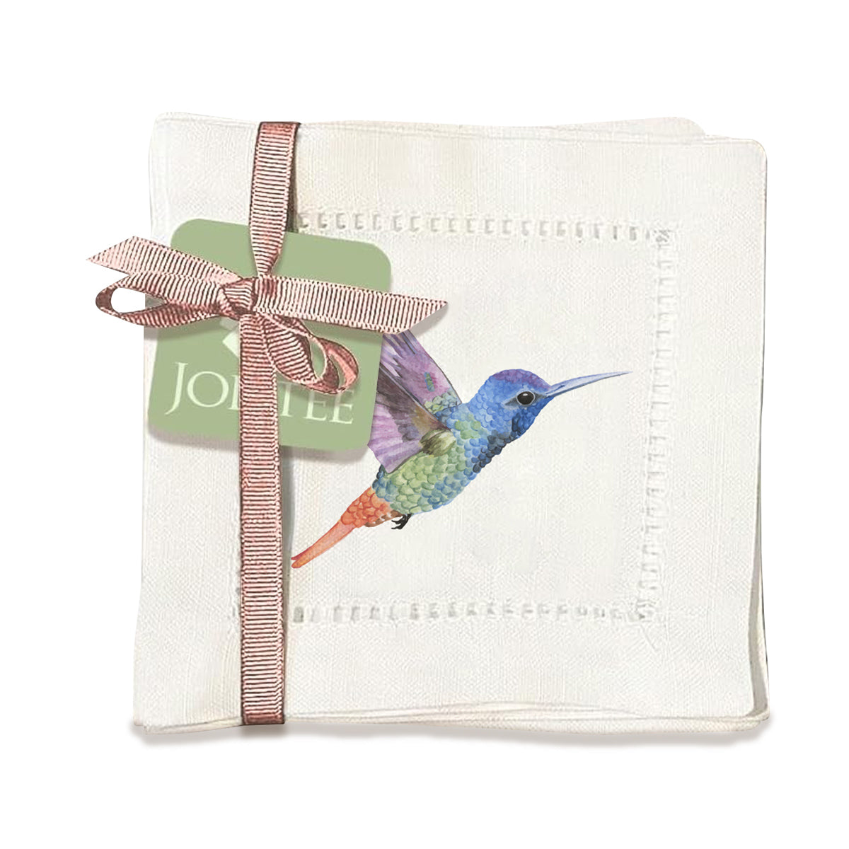 Hummingbird Hemstitch Napkins