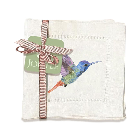 Hummingbird Hemstitch Napkins