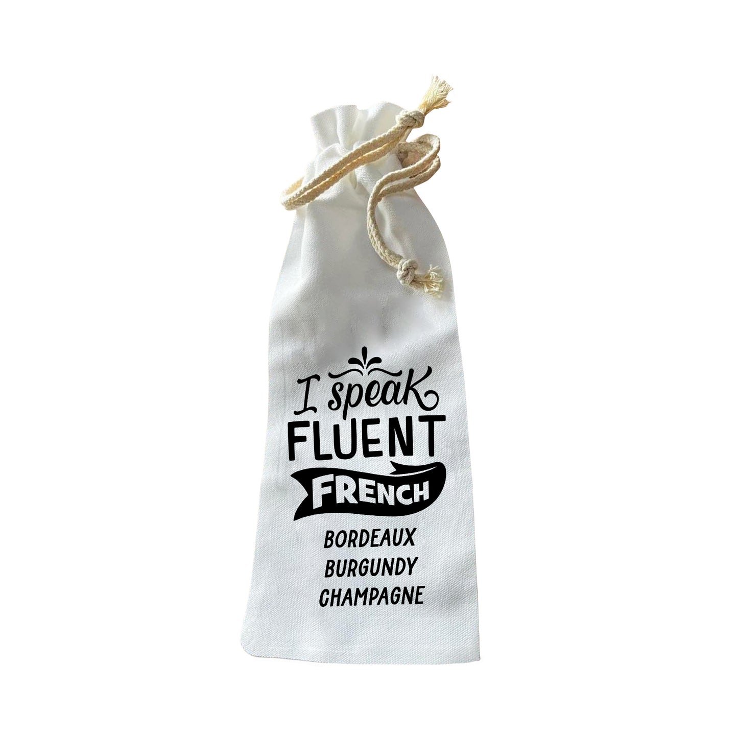 Bottle Bags - I Speak Fluent French
