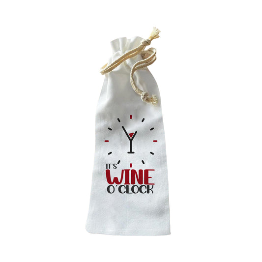Bottle Bags - It's Wine Oclock