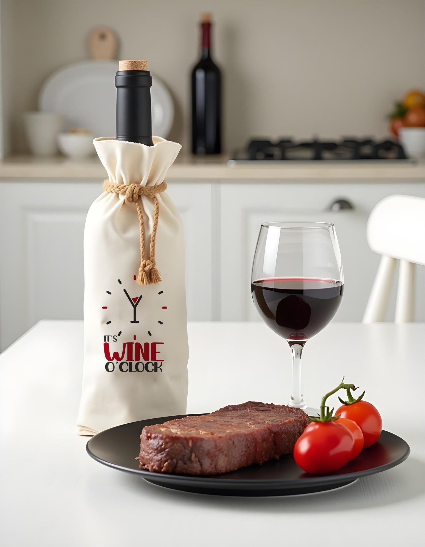 Bottle Bags - It's Wine Oclock