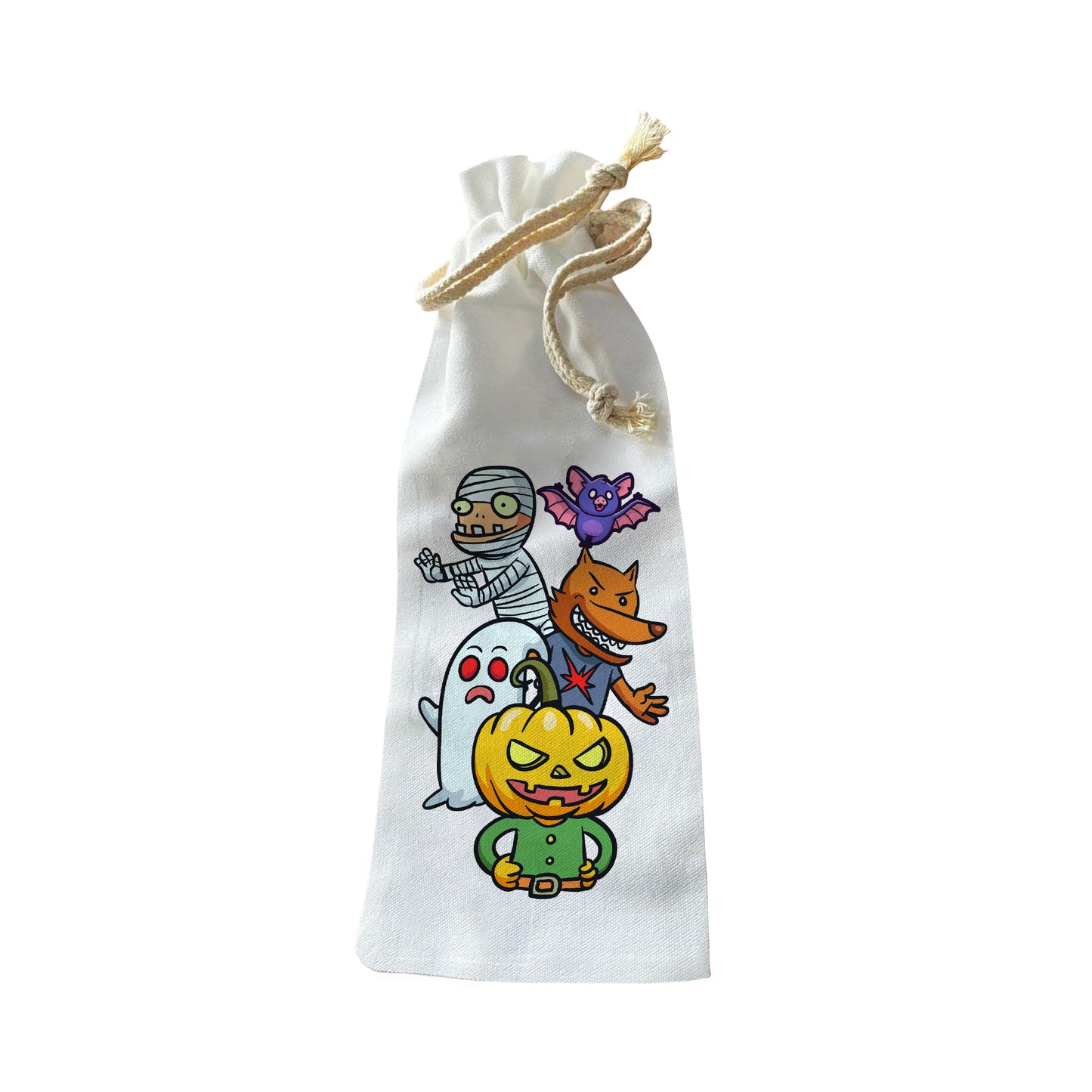 Bottle Bags - Jack o Lantern and Friends