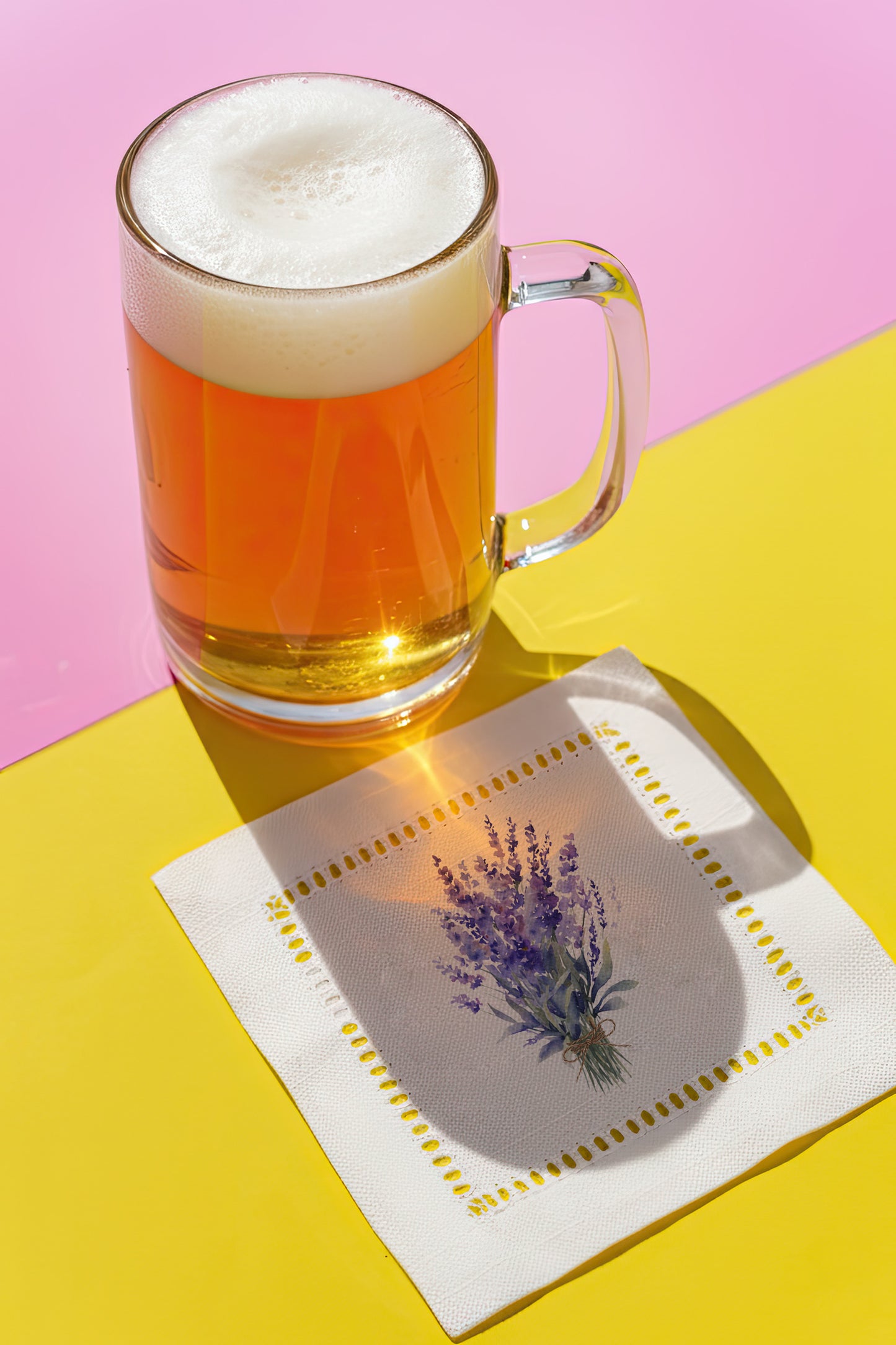 Lavender Hemstitch Napkins