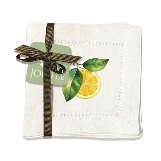 Lemon Hemstitch Napkins