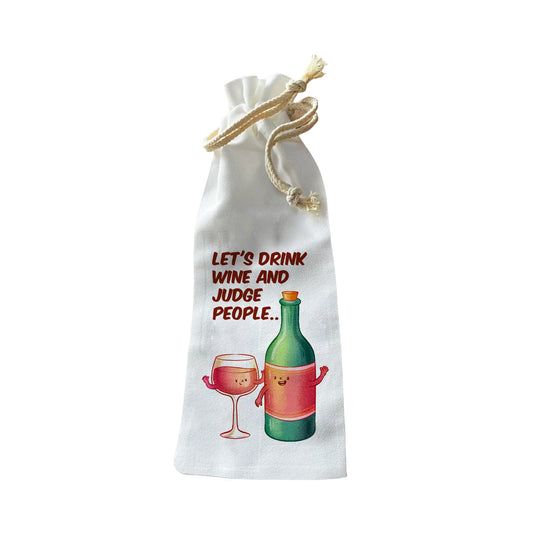 Bottle Bags - Let's Drink Wine