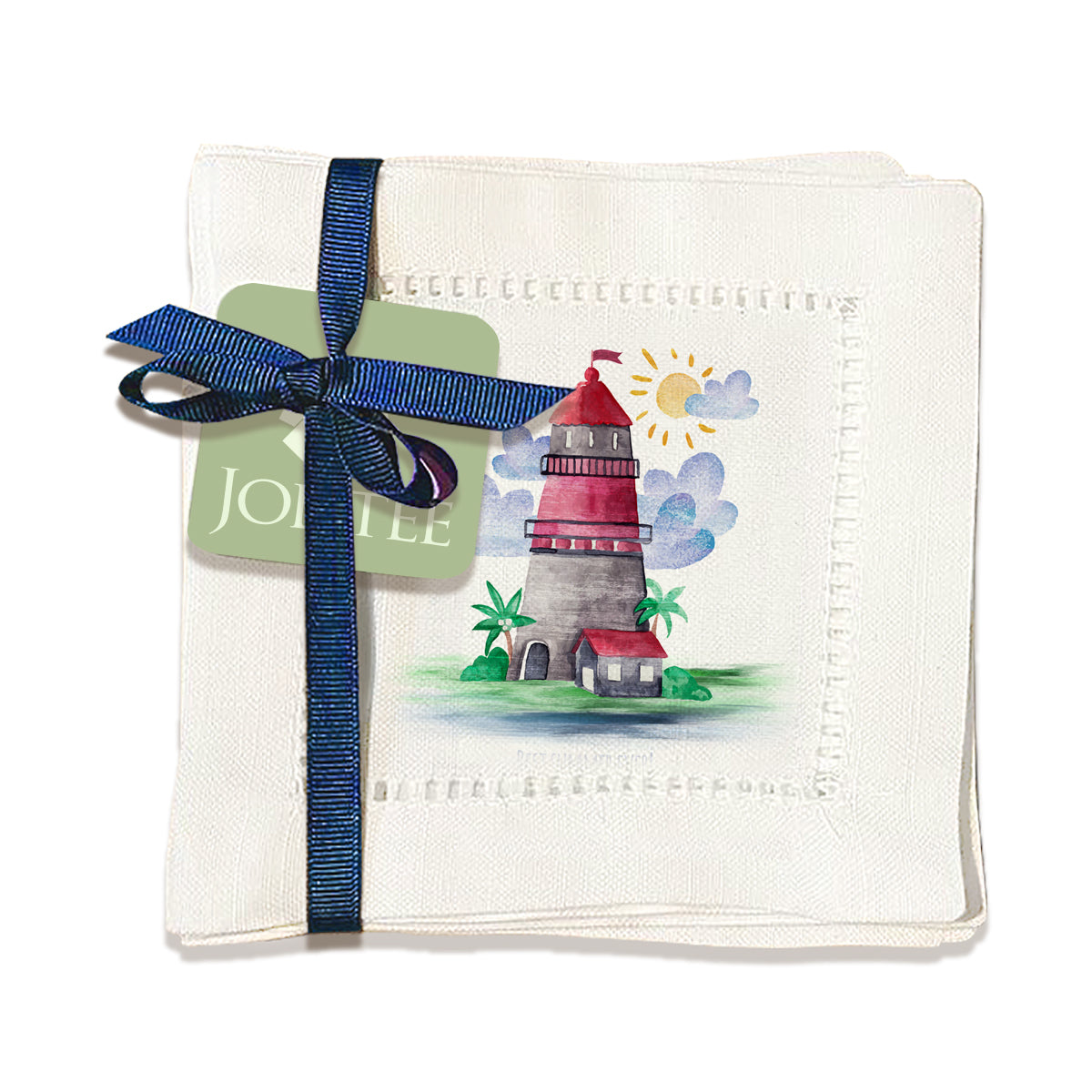 Lighthouse Hemstitch Napkins