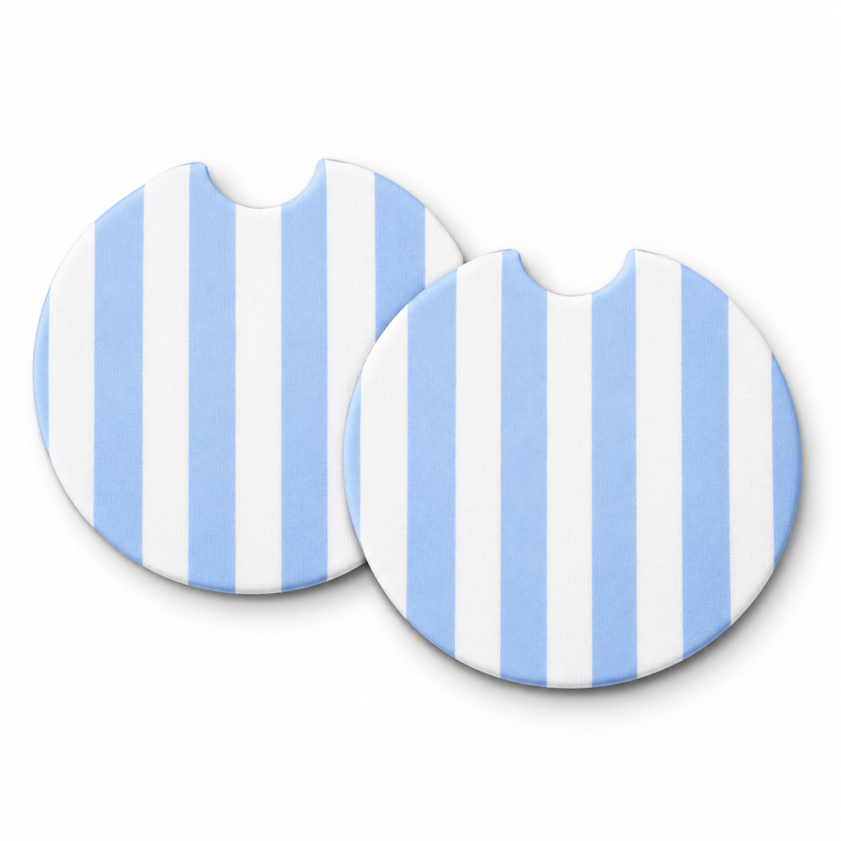 Jolitee Patterned Car Coasters, Absorbent Neoprene Cup Holder