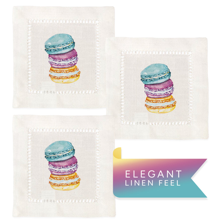 Macarons Hemstitch Napkins