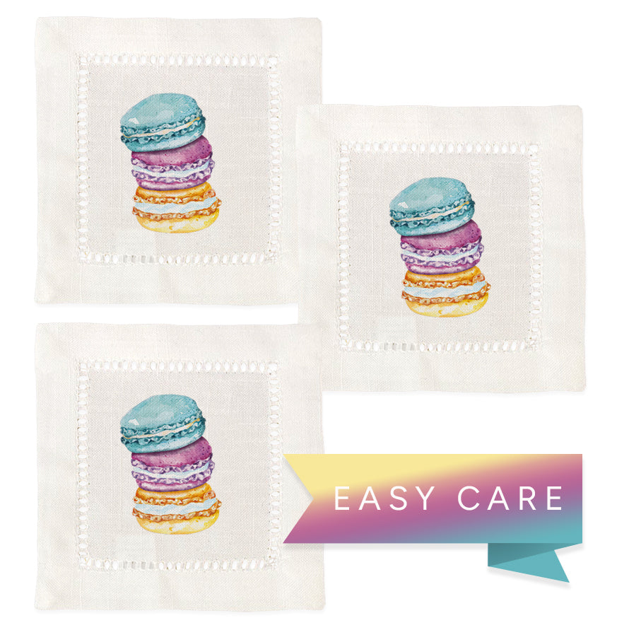 Macarons Hemstitch Napkins