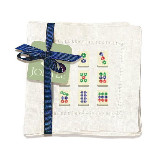 Mahjong Hemstitch Napkins