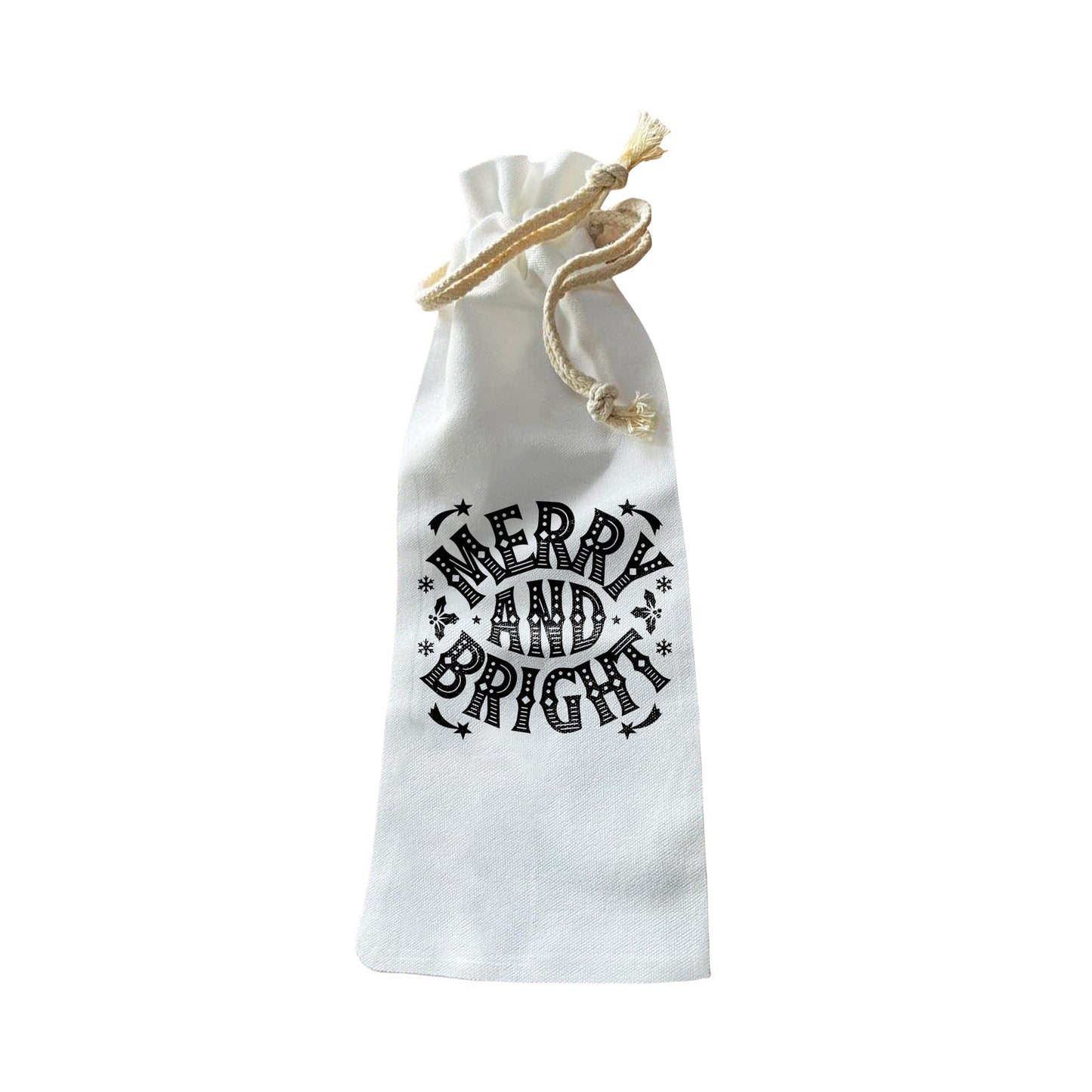 Bottle Bags - Merry and Bright
