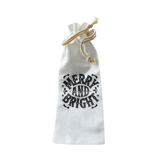 Bottle Bags - Merry and Bright