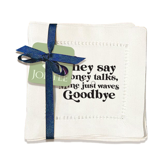 Money Talks Hemstitch Napkins