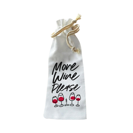 Bottle Bags - More Wine Please