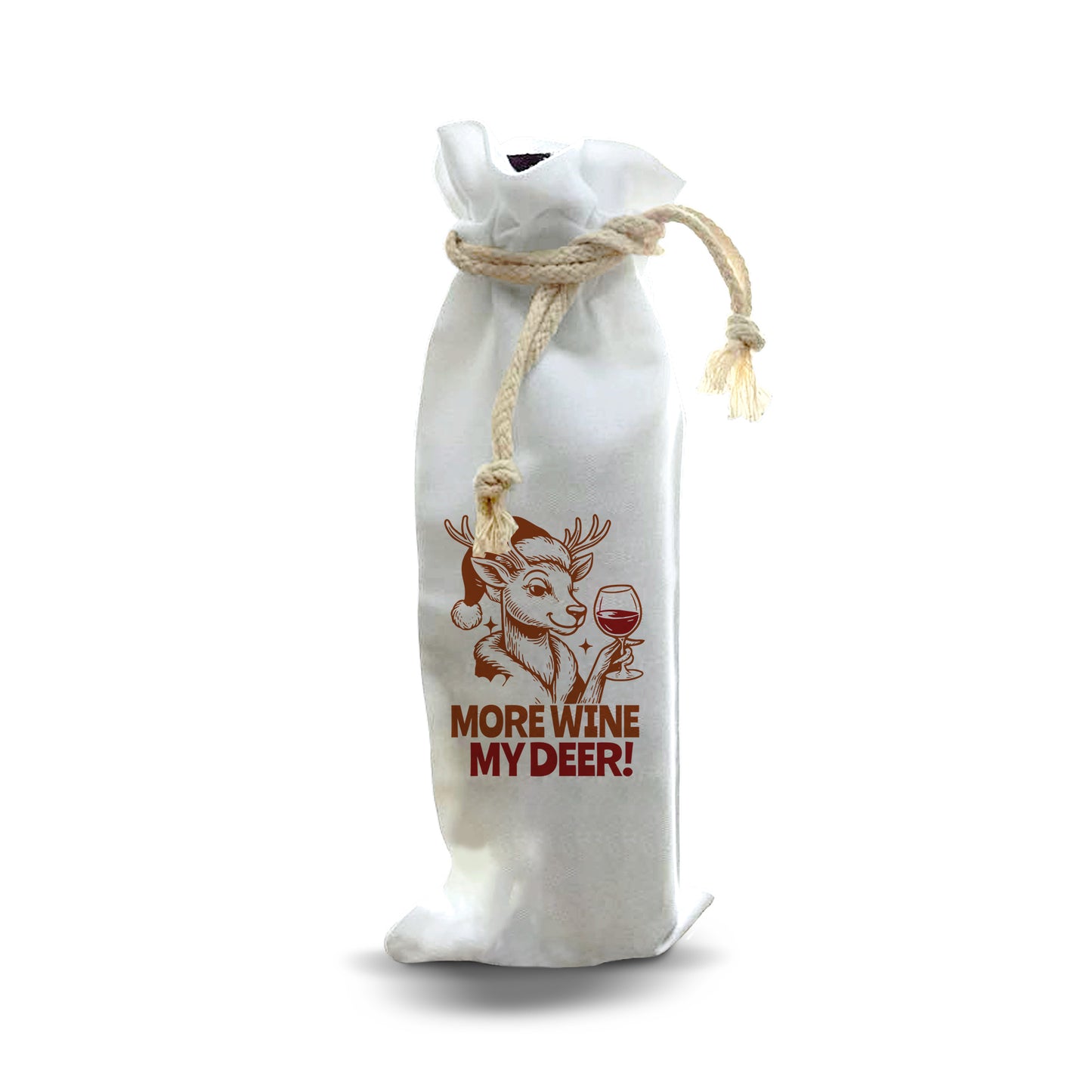 Bottle Bags - More Wine my Deer