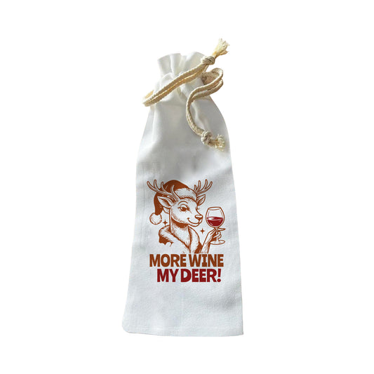 Bottle Bags - More Wine my Deer