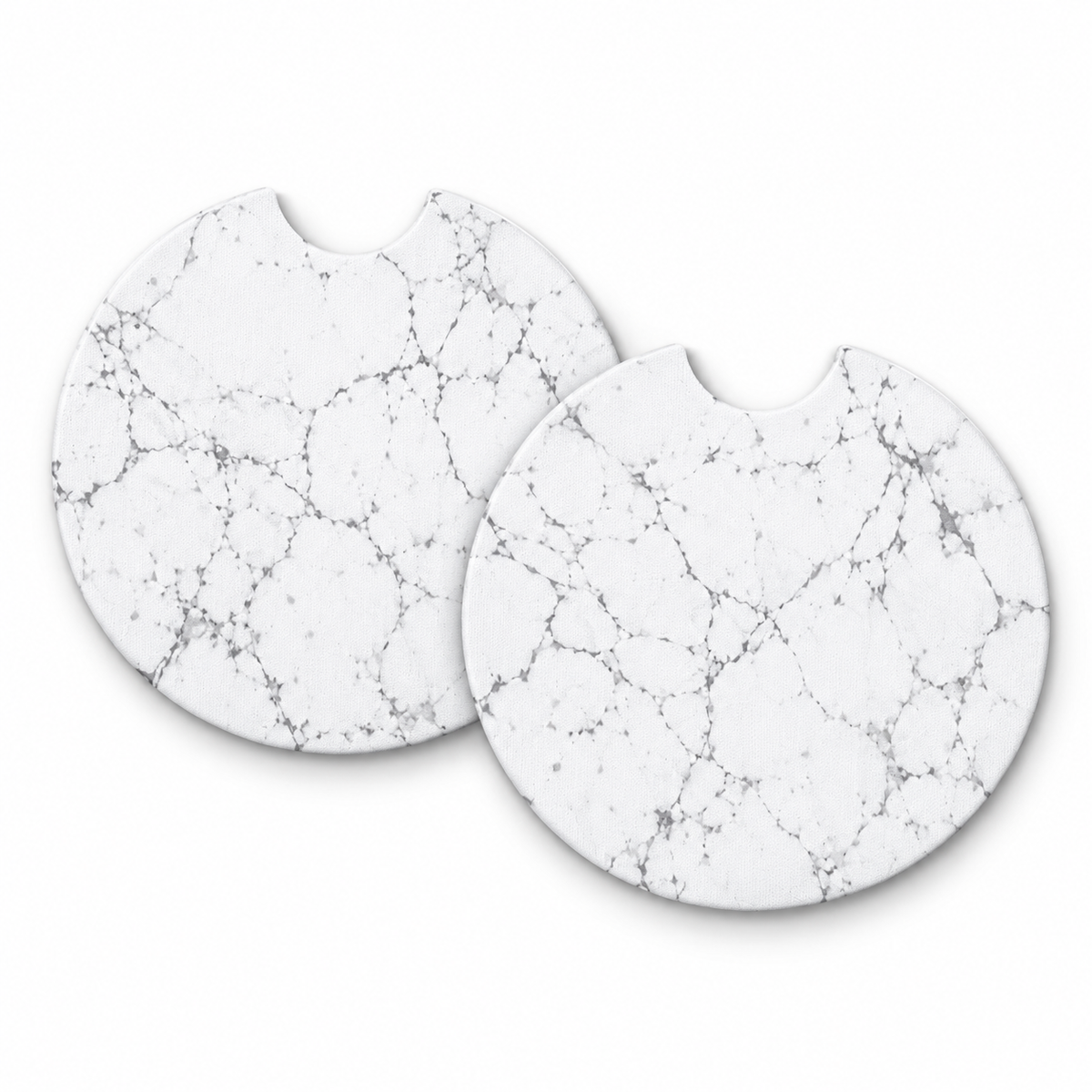 Jolitee Patterned Car Coasters, Absorbent Neoprene Cup Holder