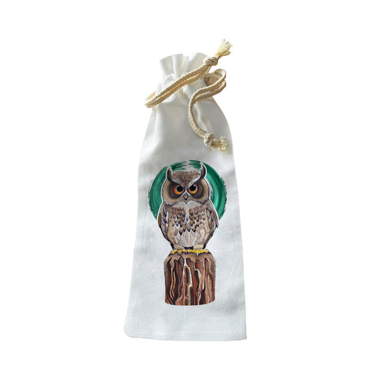 Bottle Bags - Owl Art