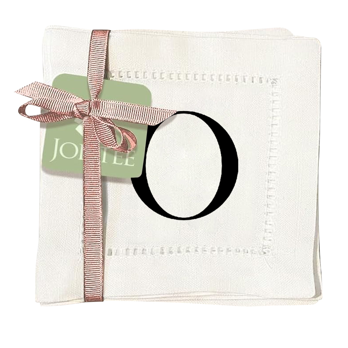 Monogram Serif - O Hemstitch Napkins