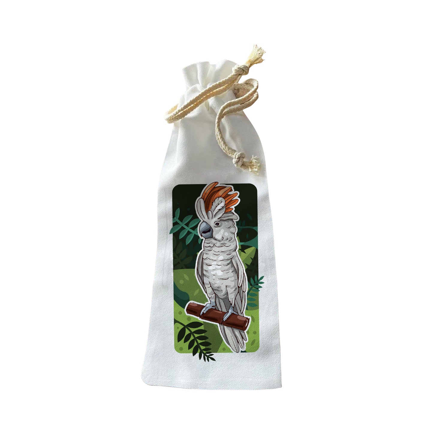Bottle Bags - Parrot Art
