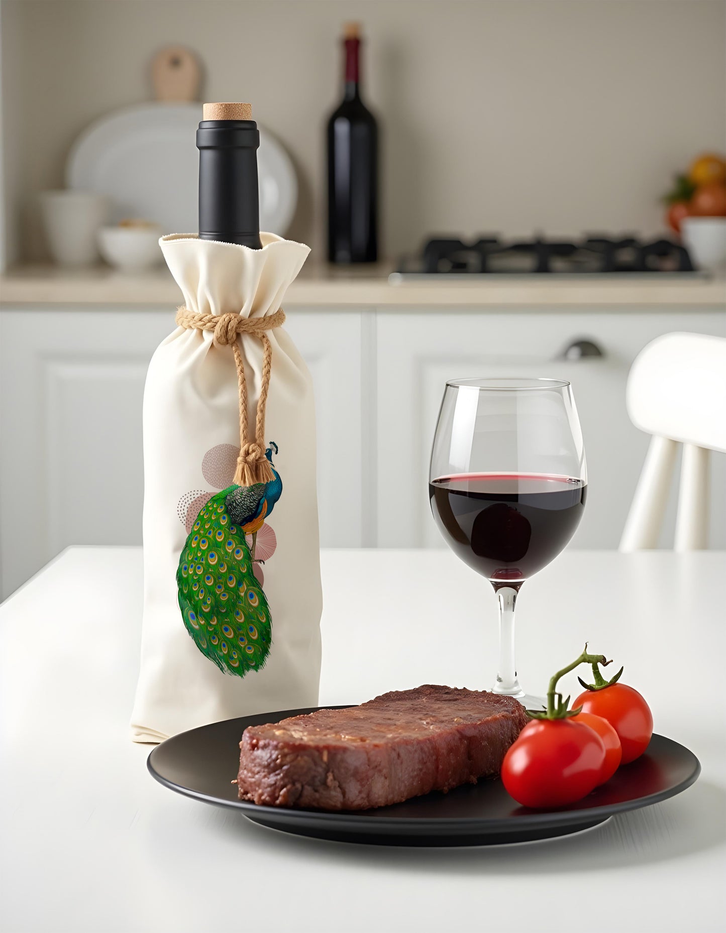 Bottle Bags - Peacock