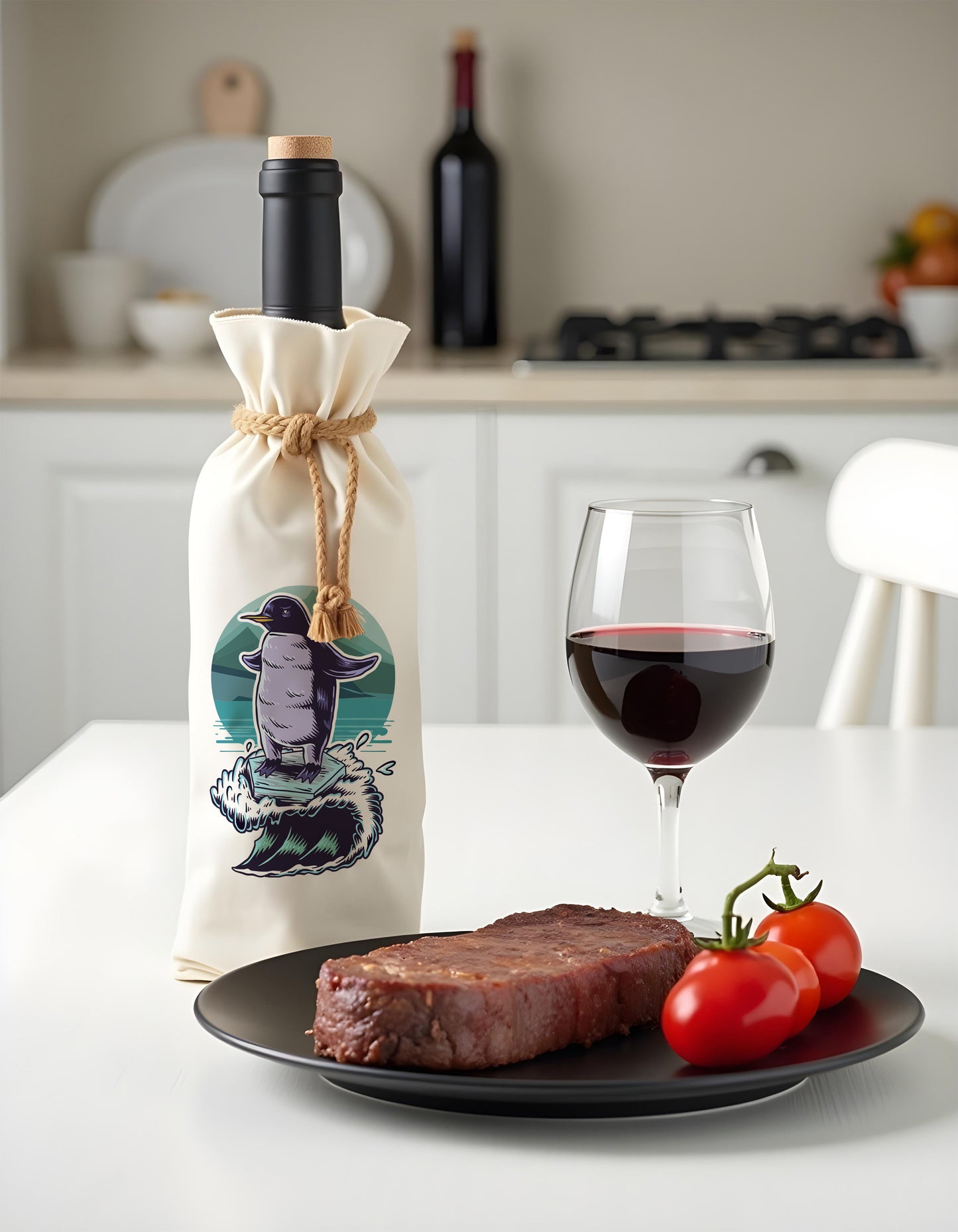 Bottle Bags - Penguin Surf