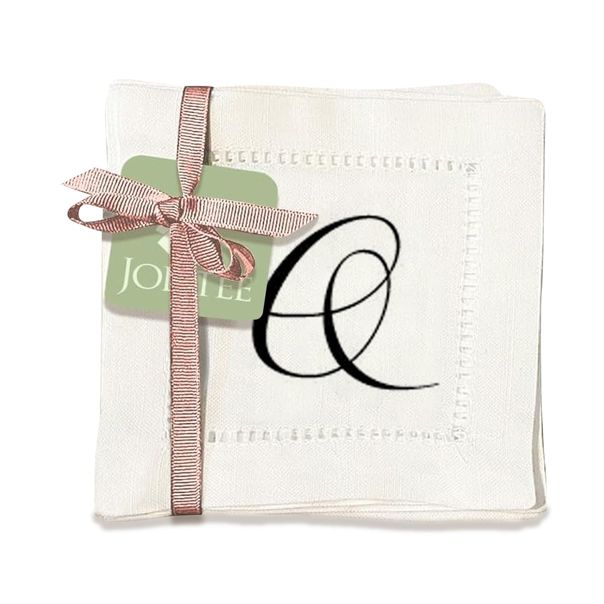 Monogram Script- A Hemstitch Napkins