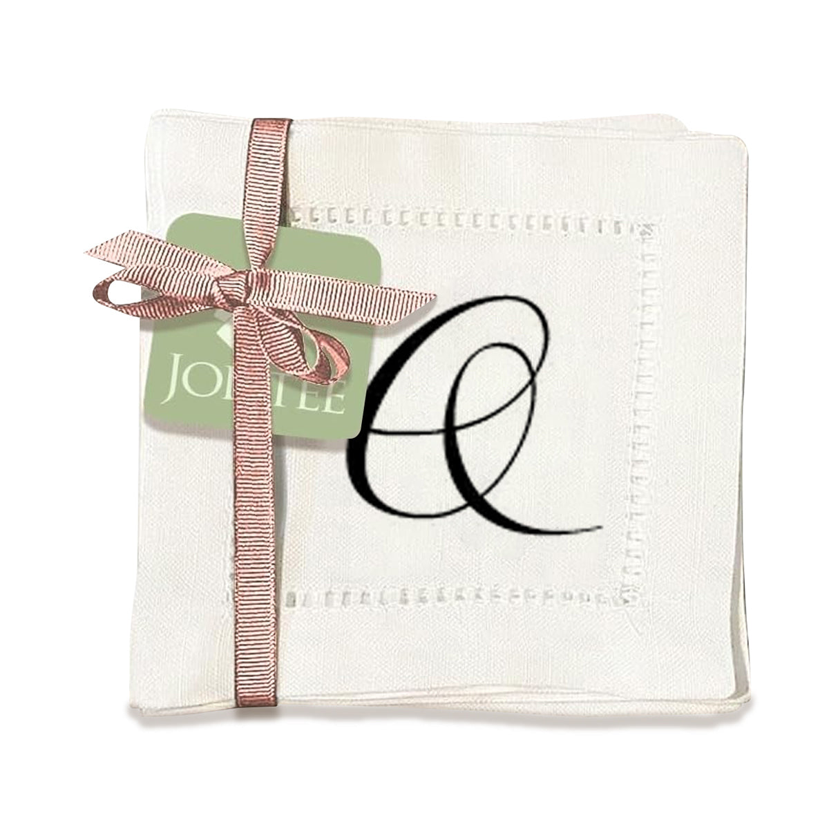 Monogram Script - Q Hemstitch Napkins