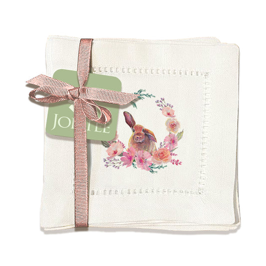 Rabbits Hemstitch Napkins