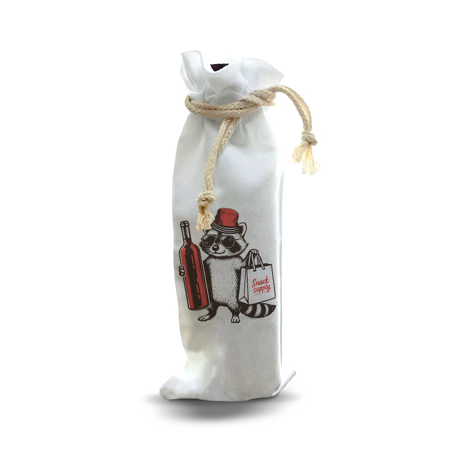 Bottle Bags - Wine Raccoon