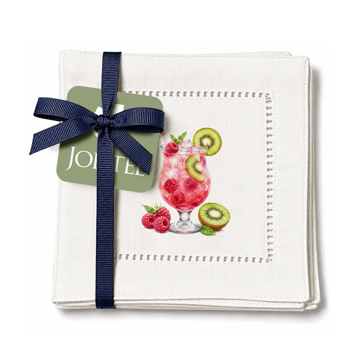 Starter Set Raspberry Fizz Hemstitch Napkins