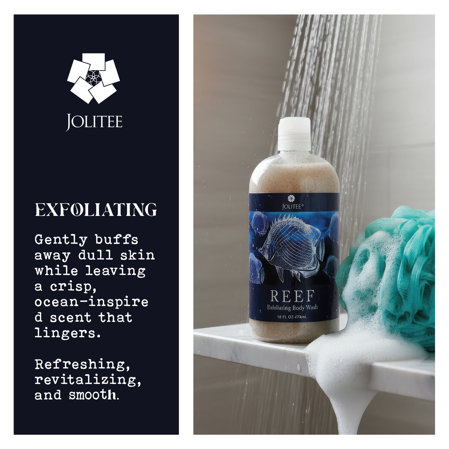 Reef Luxury Shea and Cocoa Butter with Sea Kelp Extract (Exfoliating Body Wash)