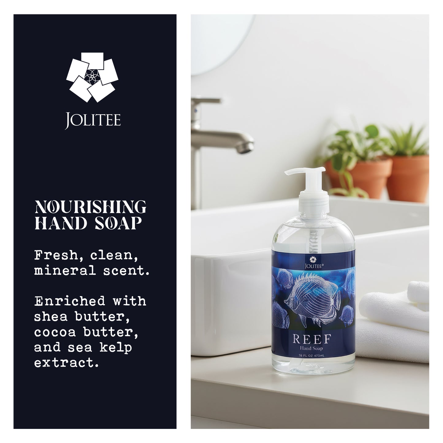 Reef Luxury Shea and Cocoa Butter with Sea Kelp Extract (Hand Soap)