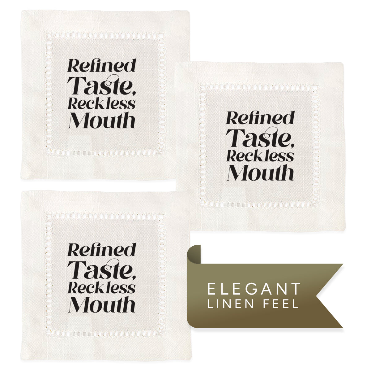 Refined Taste Hemstitch Napkins