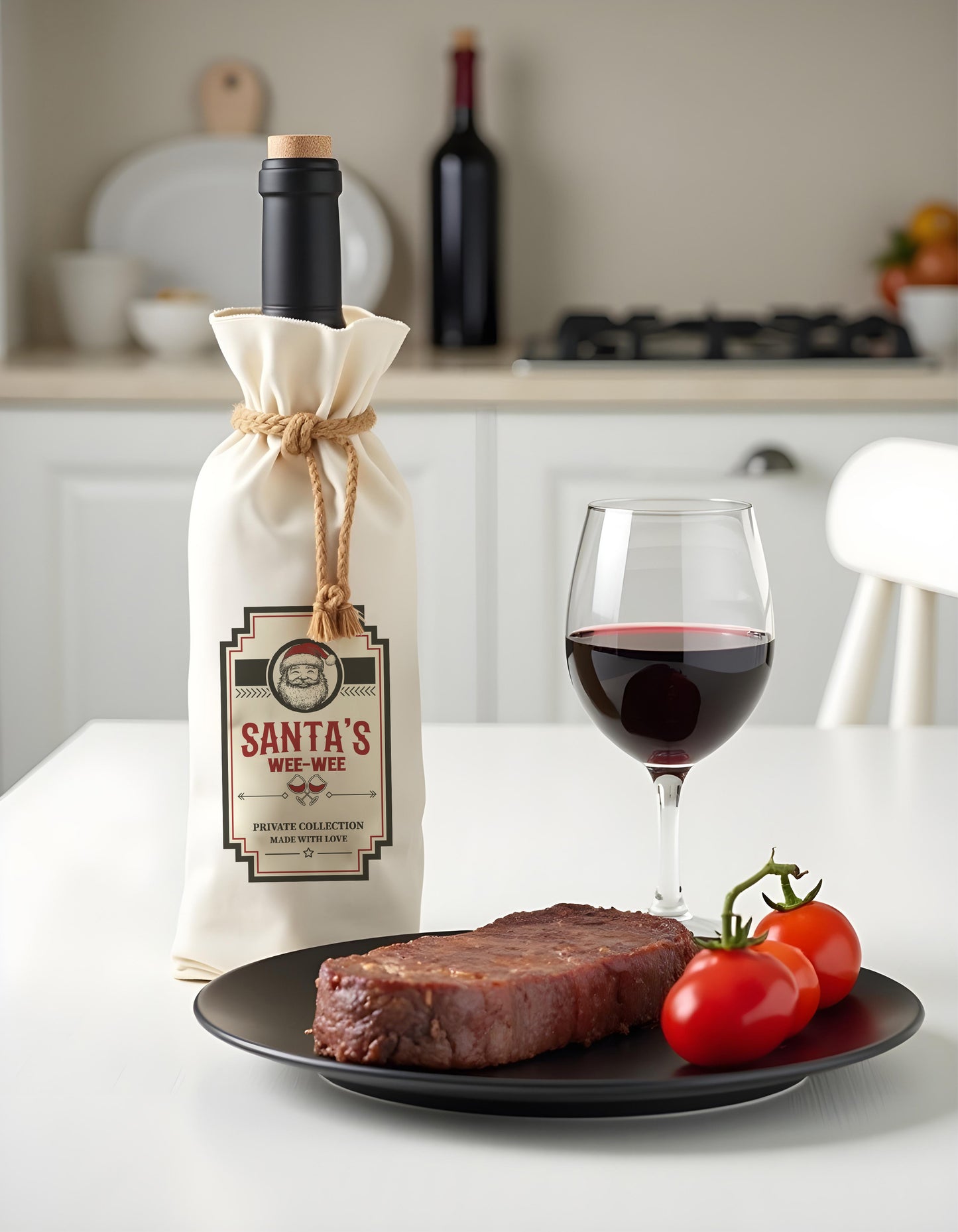 Bottle Bags - Santas Wee Wee